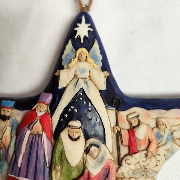 Jim Shore NATIVITY STAR ORNAMENT #4010627 NWT and BOX - Picture 3 of 10
